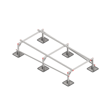 Опорная конструкция для установки оборудования TECHNORAPTOR STEELFOOT 1200х2500 HD КМ-профиль (KM-TR-STF-SSEI-1200-2500 HD)