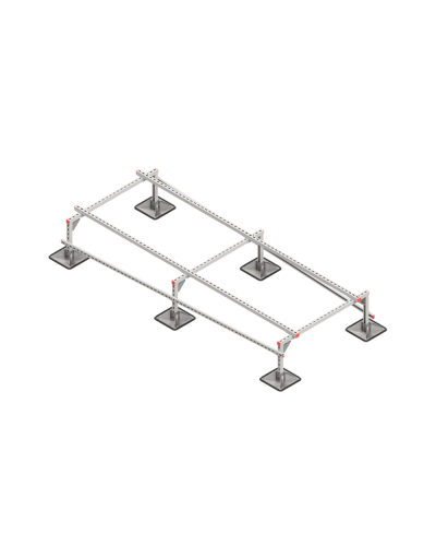 Опорная конструкция для установки оборудования TECHNORAPTOR STEELFOOT 1200х3000 тип 1 HD КМ-профиль (KM-TR-STF-SSEI-1200-3000-1 HD) в Балашихе Системы видеонаблюдения Pintop.ru