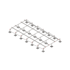Опорная конструкция для установки оборудования TECHNORAPTOR STEELFOOT 3000х6000 тип 1 HD КМ-профиль (KM-TR-STF-SSEI-3000-6000-1 HD)
