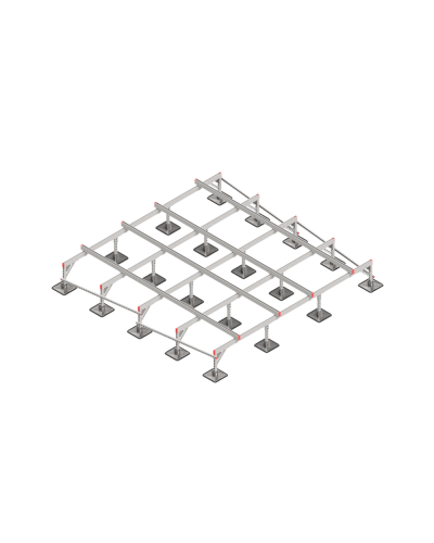 Опорная конструкция для установки оборудования TECHNORAPTOR STEELFOOT 3500х3500 HD КМ-профиль (KM-TR-STF-SSEI-3500-3500 HD) в Балашихе Системы видеонаблюдения Pintop.ru