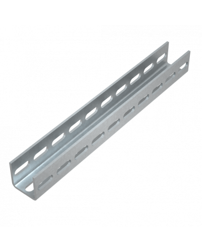 Швеллер 50х50х4,0 L950 мм тройная перфорация HD85 КМ-профиль (P50-50-4.0-950 3P HD85) в Балашихе Аксессуары для лотков Pintop.ru