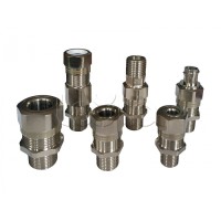 Металлический кабельный ввод взрывозащищённый Магнито-Контакт ВН20 Мр15 (под металлорукав Ø15) 1ExdIICGb/1ExeIIСGb/0ExiaIICGa/2ExnRIIGc/ExtaIIICDa