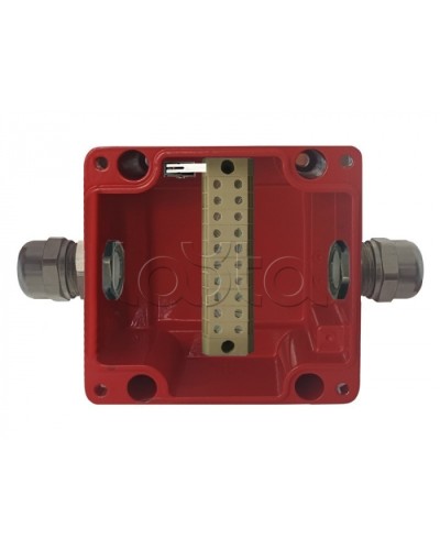 Коробка соединительная Магнито-контакт МКС 2ВК «МОРОЗ» цвет красный, с датчиком вскрытия корпуса (тампером), IP66/IP68 в Балашихе Распределительные коробки Pintop.ru