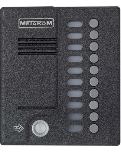 Блок вызова домофона Метаком MК10.2-TM4EV в Балашихе Вызывные видеопанели малоабонентные Pintop.ru