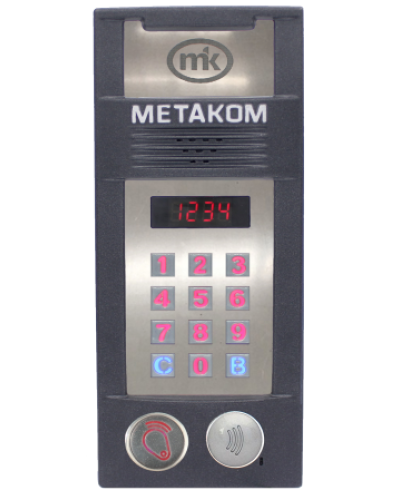 Многоабонентый антивандальный блок вызова Метаком MК2018-RFMFС в Балашихе Блоки вызова многоабонентные Pintop.ru