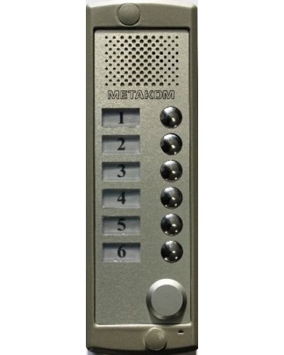 Блок вызова домофона Метаком MK6-K-RF в Балашихе Блоки вызова многоабонентные Pintop.ru