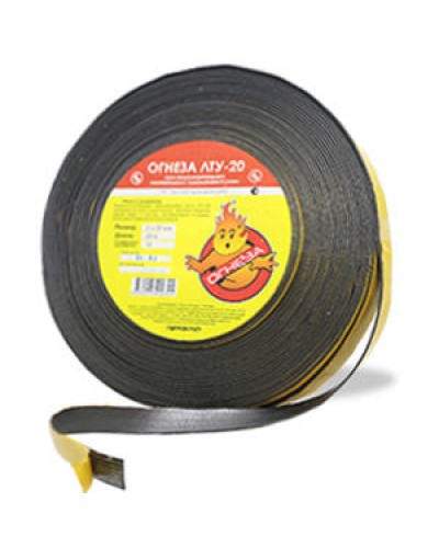 Лента термоуплотнительная Огнеза ОГНЕЗА-ЛТУ 2*20 мм., рулон 25 пог.м. в Балашихе Дополнительное оборудование пожаротушения Pintop.ru