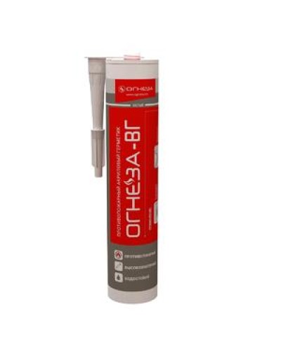 Герметик акриловый противопожарный Огнеза ОГНЕЗА-ВГ, туба 310 мл., цвет красный в Балашихе Дополнительное оборудование пожаротушения Pintop.ru