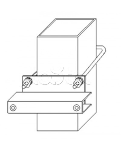 Узел крепления блоков подключения и управления БД-НР, БМ-НР, БУПР извещателей Омега-микродизайн УЗК-КС 80 в Балашихе Кронштейны и планки для извещателей Pintop.ru