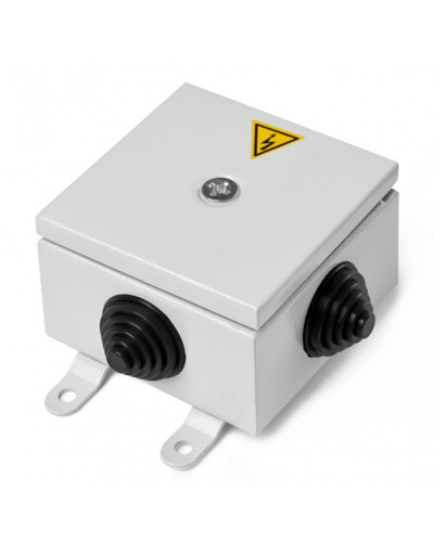 Коробка монтажная огнестойкая металлическая герметичная КМОМГ (4к х 10мм) 100х100х60 IP 66 (3 ввода) ПожТехКабель (076-550) в Балашихе Распределительные коробки Pintop.ru