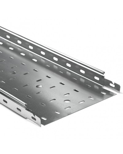 Лоток перфорированный PTK-Line ЛМПО 400x80 (0,7) 3м ПожТехКабель (535-025) в Балашихе Кабельные лотки Pintop.ru