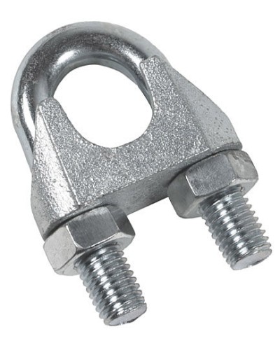 Зажим троса D10 усиленный ПожТехКабель (890-512) в Балашихе Трос и аксессуары Pintop.ru