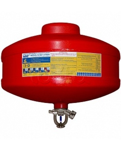 Модуль порошкового пажаротушения ПОЖТЕХНИКА МПП-12/141 МИГ (температура срабатывания +141°С) (красный) в Балашихе Модули порошковые Pintop.ru