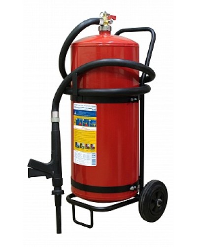 Огнетушитель ПОЖТЕХНИКА ОВП-50(з) МИГ зимний (ФторПАВ) на съемн.тележке с перекр. стволом (баллон 62,5 л, ОТВ 50 л) в Балашихе Огнетушители Pintop.ru