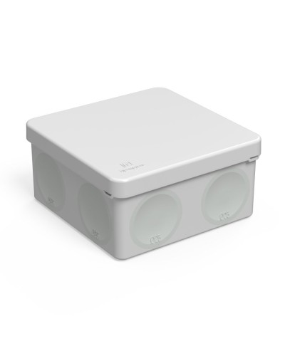 Коробка распред. 60-0300м двухкомп. безгалогенная (HF) 100х100х50 (8шт/уп) Промрукав (60-0300м) в Балашихе Распределительные коробки Pintop.ru