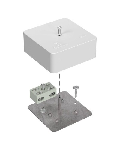 Коробка огнест. разветвительная 75х75х30 (87 шт/кор) Промрукав (40-0450-FR6.0-4-2-Р) в Балашихе Распределительные коробки Pintop.ru