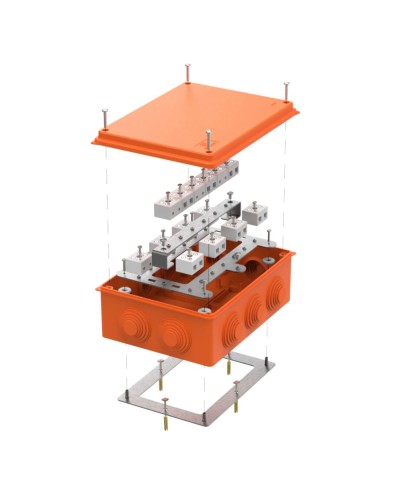 Коробка огнест. для о/п 40-0320-FR10.0-28 Е15-Е120 RAL2004 200х150х75 (5 шт/кор) Промрукав (40-0320-FR10.0-28) в Балашихе Распределительные коробки Pintop.ru