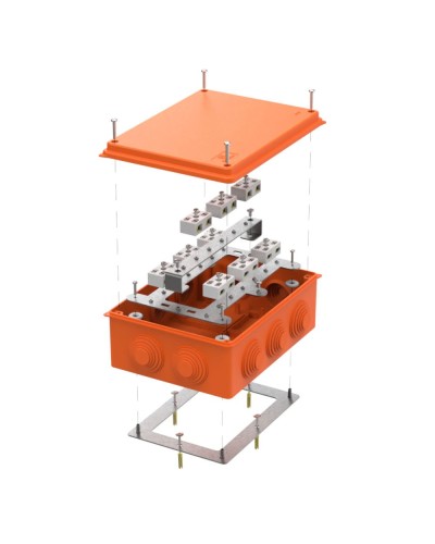 Коробка огнест. 200х150х75 (5 шт/кор) Промрукав (40-0320-FR6.0-4-18-Р) в Балашихе Распределительные коробки Pintop.ru