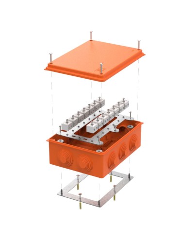 Коробка огнест. для о/п 40-0320-FR6.0-28 Е15-Е120 RAL2004 200х150х75 (5 шт/кор) Промрукав (40-0320-FR6.0-28) в Балашихе Распределительные коробки Pintop.ru