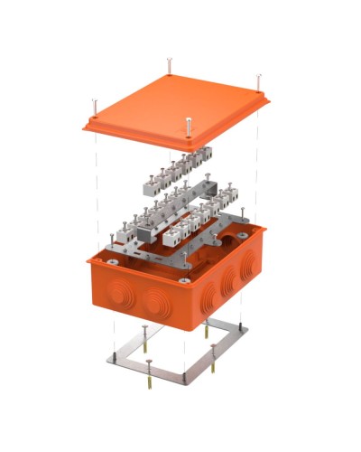 Коробка огнест. для о/п 40-0320-FR2.5-40 Е15-Е120 RAL2004 200х150х75 (5 шт/кор) Промрукав (40-0320-FR2.5-40) в Балашихе Распределительные коробки Pintop.ru