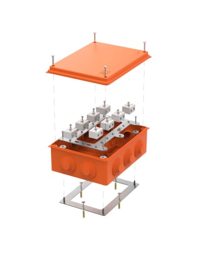 Коробка огнест. для о/п 40-0320-FR10.0-16 Е15-Е120 RAL2004 200х150х75 (5 шт/кор) Промрукав (40-0320-FR10.0-16) в Балашихе Распределительные коробки Pintop.ru
