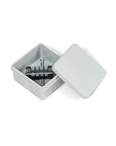 Коробка распред. двухкомп. (HF) 80х80х40 серая Промрукав (PR80.0168) в Балашихе Распределительные коробки Pintop.ru