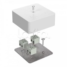 Коробка огнестойкая для кабель-канала 40-0450-FR2.5-6 Е15-Е60 (латунь) 75х75х30 Промрукав (40-0450-FR2.5-6-Е60)