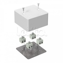 Коробка огнестойкая для кабель-канала 40-0460-FR2.5-8 Е15-Е60 (латунь) 85х85х45 Промрукав (40-0460-FR2.5-8-Е60)