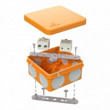 Коробка огнестойкая для о/п двухкомпонентная 60-0210-FR6.0-4 Е15-Е120 80х80х40 Промрукав (60-0210-FR6.0-4)