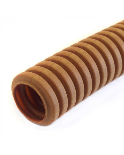 Труба гофрированная ПВХ легкая 350 Н бук с/з д20 (100 м/уп) Промрукав (PR01.0033) в Балашихе Труба гофрированная Pintop.ru