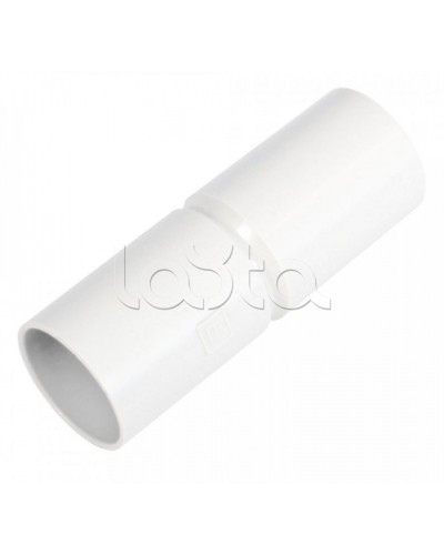 Патрубок-муфта белая д32 (36шт/324шт уп/кор) Промрукав (PR.01732б) в Балашихе Повороты, муфты, тройники Pintop.ru