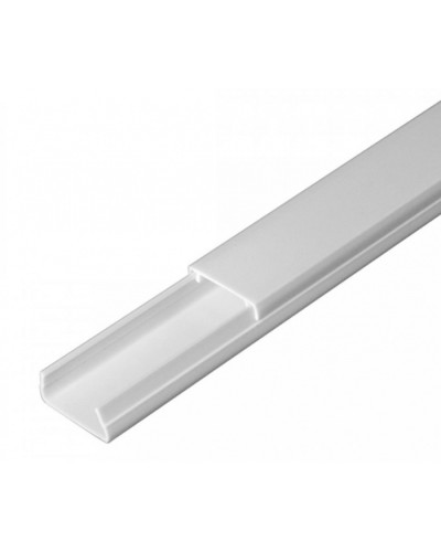 Кабель-канал белый 2-й замок в п/э 20х10 (96 м/уп) Промрукав (PR03.0049) в Балашихе Кабель-канал Pintop.ru