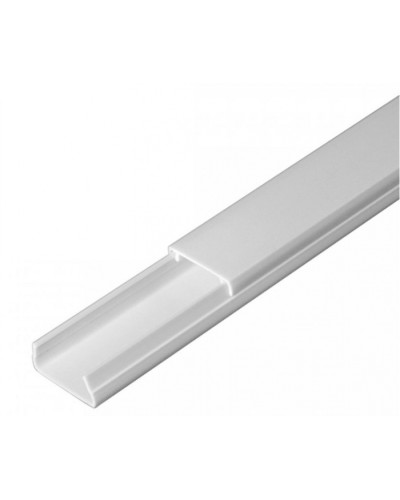 Кабель-канал серый RAL 7035 2-й замок в п/э 20х10 (180м/уп) Промрукав (PR03.0071) в Балашихе Кабель-канал Pintop.ru