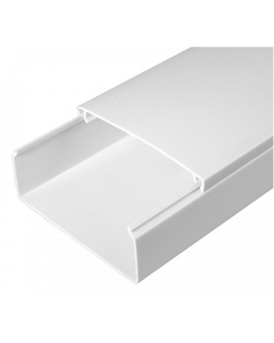 Кабель-канал белый 2-й замок в г/к 100х40 (24м/уп) Промрукав (PR.0510040) в Балашихе Кабель-канал Pintop.ru