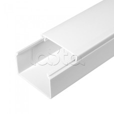 Кабель-канал белый 2-й замок в п/э 60х40 (40м/уп) Промрукав PR.0560401