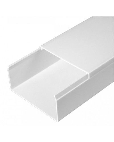 Кабель-канал белый 2-й замок в п/э 80х40 (30м/уп) Промрукав (PR.0580401) в Балашихе Кабель-канал Pintop.ru