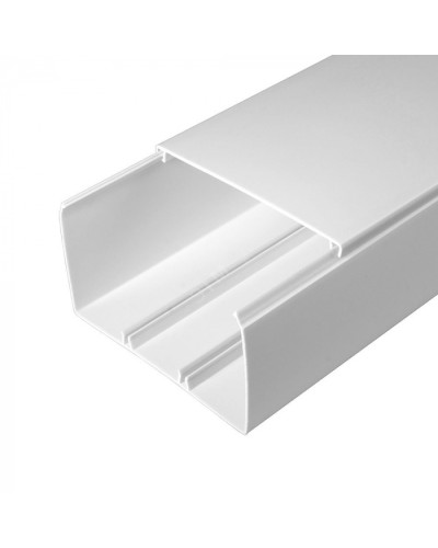 Кабель-канал белый 2-й замок в п/э 100х60 (16м/уп) Промрукав PR.0610061 в Балашихе Кабель-канал Pintop.ru