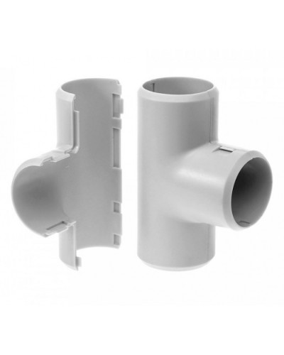 Тройник разборный д20 (5шт/400шт уп/кор) Промрукав (PR.07320м) в Балашихе Повороты, муфты, тройники Pintop.ru