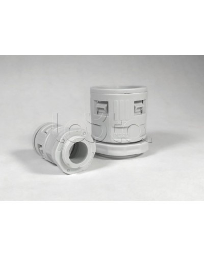 Муфта вводная для гофрированных труб серая ВМ-ГТ-16 Промрукав (PR08.3268) в Балашихе Повороты, муфты, тройники Pintop.ru