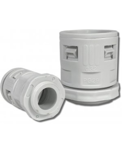 Муфта вводная для гофрированных труб серая ВМ-ГТ-25 Промрукав PR08.3270 в Балашихе Повороты, муфты, тройники Pintop.ru