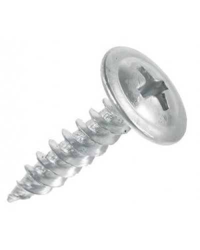 Саморез 4,2х32 с прессшайбой, острый, цинк (500 шт/уп) Промрукав PR08.3649 в Балашихе Крепеж: Дюбели, шурупы, саморезы Pintop.ru