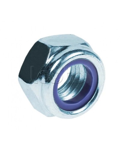 Гайка М12 с контрящим кольцом (DIN 985) (15 шт/уп) Промрукав (PR08.3669) в Балашихе Крепеж Pintop.ru