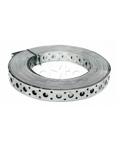 Лента монтажная перфорированная прямая для прямого монтажа ЛМП 12х0,55 (25 м.) Промрукав (PR08.3830) в Балашихе Стяжки-хомуты Pintop.ru