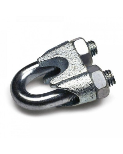 Зажим троса одинарный D5мм тип Слоник DIN 741 (100 шт/уп) Промрукав (PR08.3893) в Балашихе Держатели, клипсы, скобы Pintop.ru