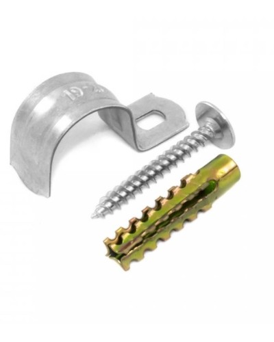 Комплекты для крепления ОКЛ с использованием самореза, дюбеля и скобы СМО 12-13 (100 шт) Промрукав (PR08.4993) в Балашихе Держатели, клипсы, скобы Pintop.ru