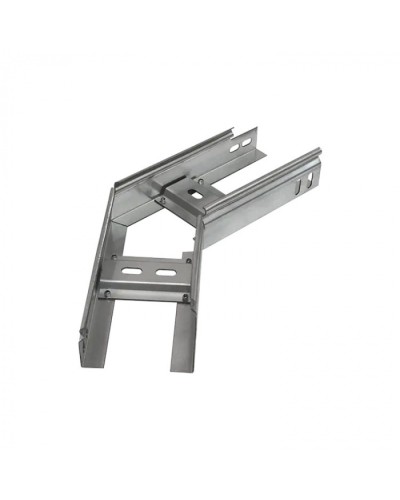 Угол горизонтальный 45 градусов лестничный 400х150 (1,5 мм) Промрукав (PR08.5473) в Балашихе Аксессуары для лотков Pintop.ru