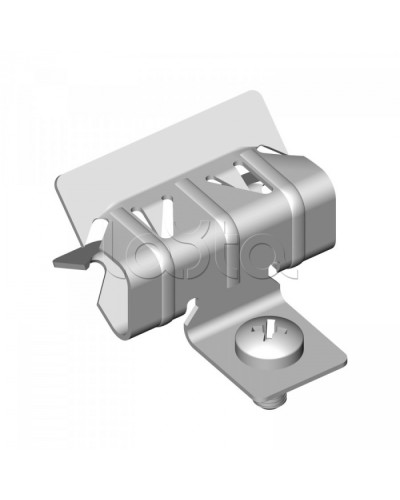 Зажим балочный 15-20 мм с отгибом и винтом М6х9 Промрукав (PR08.5848) в Балашихе Аксессуары для лотков Pintop.ru