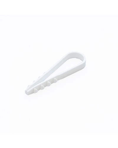 Дюбель-хомут для круглого кабеля d19-25 мм белый (10шт) Промрукав (PR08.6949) в Балашихе Крепеж: Дюбели, шурупы, саморезы Pintop.ru