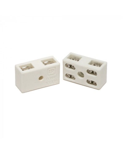 Клемма керам. латунь 6 мм² 2 пары на 8 контактов (5 шт/уп) Промрукав (PR08.7164) в Балашихе Аксессуары для кабель-канала Pintop.ru