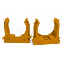 Крепеж-клипса для труб для монтажного пистолета оранжевая д32 (25шт/500шт уп/кор) Промрукав (PR13.0154)